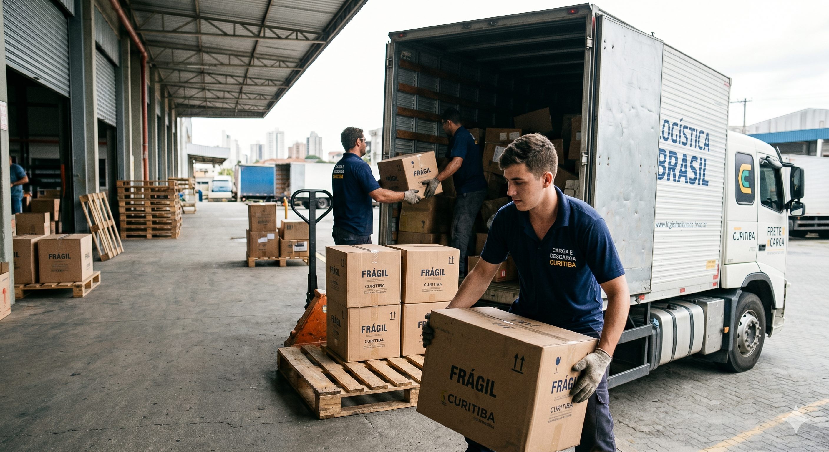 Equipe de apoio operacional em serviço externo